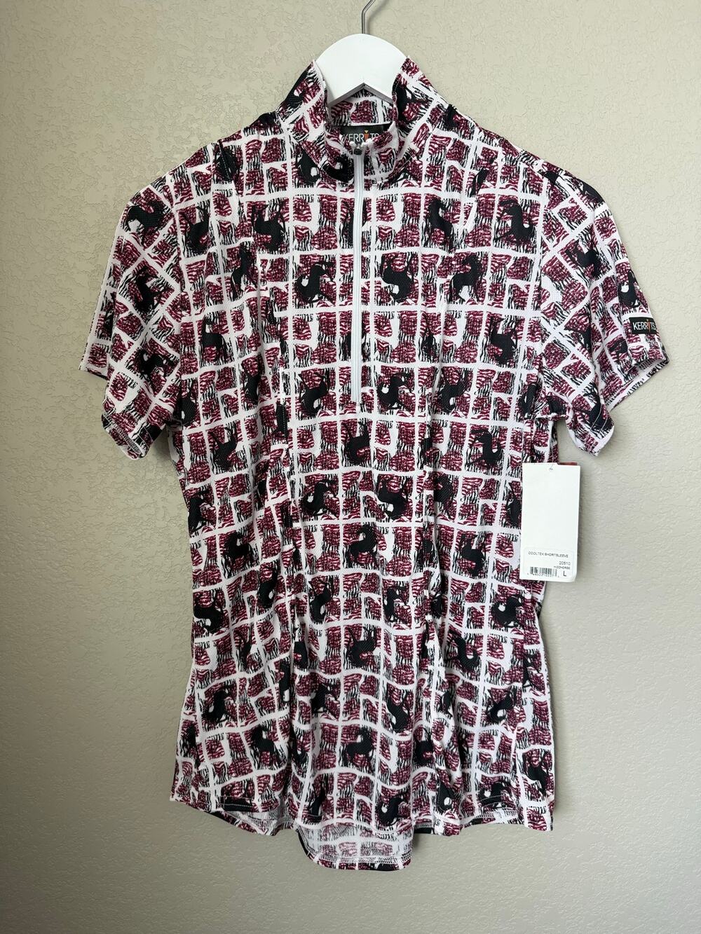 NWT Kerrits Top Shirt Size Large Equestrian Women's Horses Cowgirl Country
